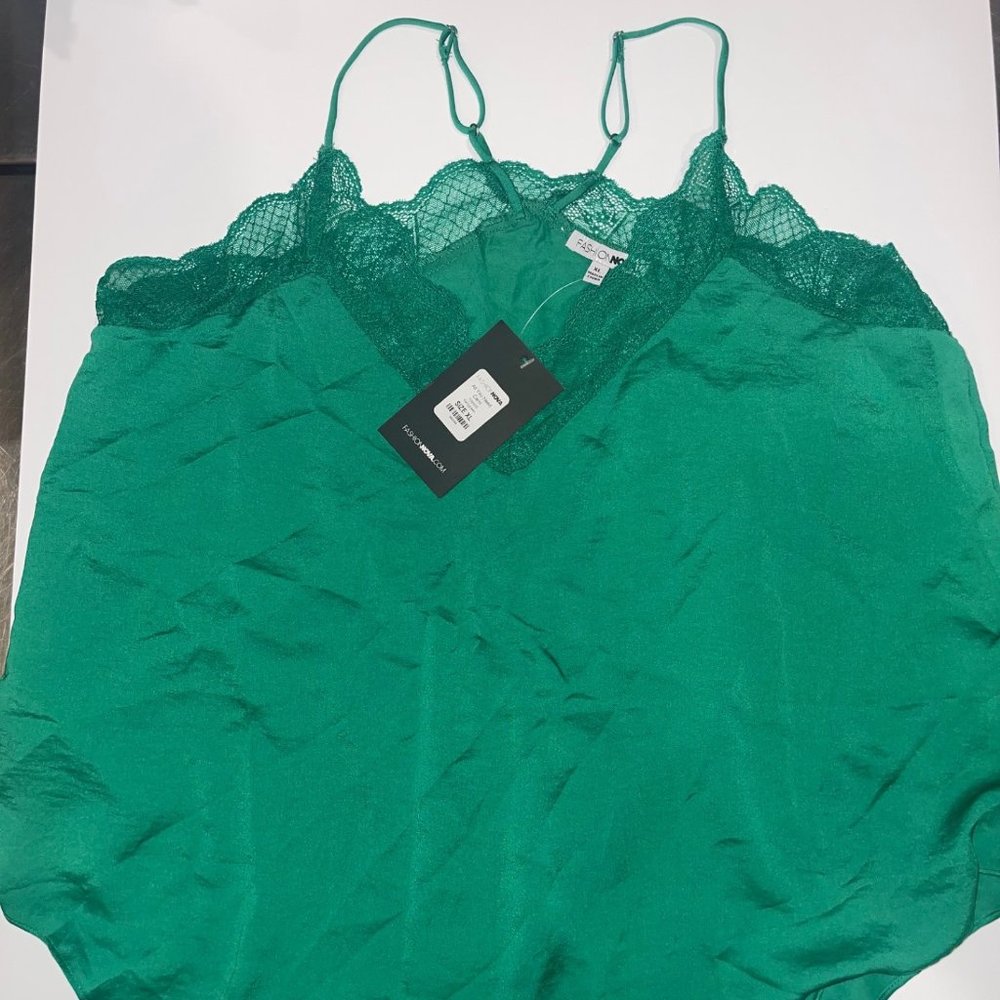FASHION NOVA, Cami, Kellygreen, Women's Size XL